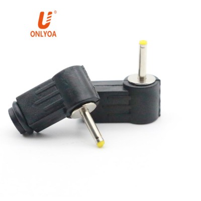 Onlyoa 90 Degree L Type Right Angle 2.5*0.7mm Dc Power Male Plug Jack Connector